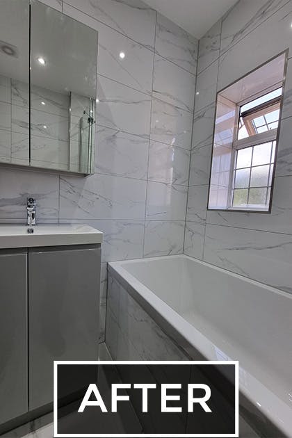 Bathroom renovation in Enfield